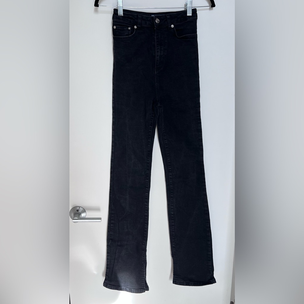 ASOS Black Women's Slim Flare Jeans Size 26 Tall